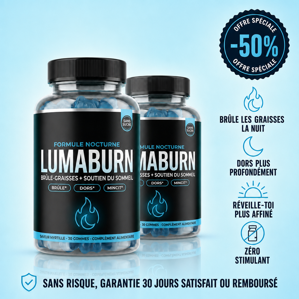 LumaBurn — dos frascos de gummies